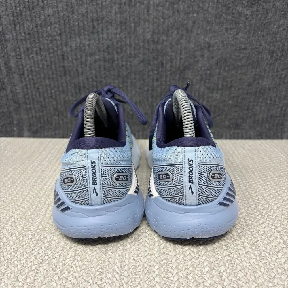 Brooks Glycerin GTS 20 Light Blue Peacoat Nightlife Running Shoes Women’s 7 B